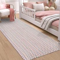 2X Tapete Beira Cama Quarto Infantil 130X45 Antiderrapante K
