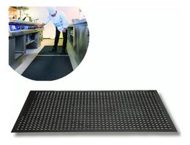 2X Tapete De Borracha 100% Antiderrapante Banheiro Box 42X30