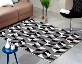 2X Tapete Para Sala E Para Quarto Emborrachado Jacquard 1,0X