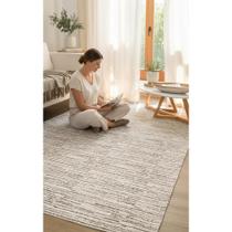 2x Tapete Sala 140x200 Antiderrapante Artesanal Bege Riscato 2x Tapete Sala 140x200 Antiderrapante Artesanal Bege Riscato