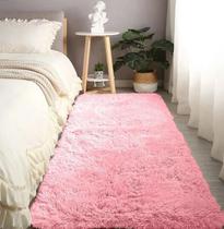 2X Tapete Sala Quarto 2,00X0,60 Shaggy Luxuoso Peludo Fofinh