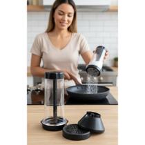 2x Tapioqueira Preta Peneira Fácil 500g Armazena Polvilho