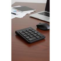 2x Teclado Numérico USB Preto 18 Teclas Português