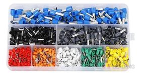 2X Terminais Tubulares De Ilhós Com 800 Peças Para Fios E Ca