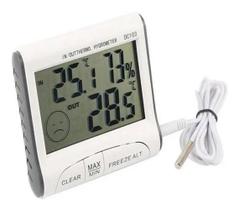 2X Termohigrometro Digital Com Sensor Temperatura Max E Min