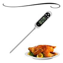 2X Termômetro Culinário Digital Chocolates Carnes Bolos Liqu