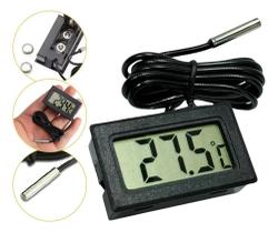 2X Termômetro Digital Aquário Freezer Certificado Calibração