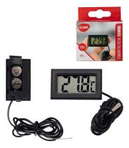 2X Termômetro Digital Culinário Com Sensor 1 Metro + 2 Bater