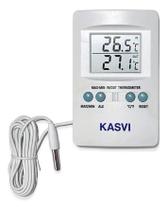 2X Termômetro Temperatura Máxima E Mínima In/Out Controlador