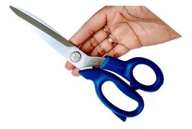 2X Tesoura Serra Sharp Para Tecido Costura Não Precisa Afiar