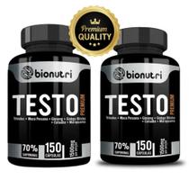 2x Testo Premium 1500mg 300 Cáps Potente Pré Hormonal - Bionutri
