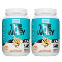 2x The Whey Proteína Equaliv Vanilla Cream 960g