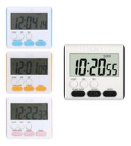 2X Timer Cronômetro Digital C Imã Alarme Hora Exercício Cozi