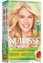 2X Tintura Garnier Nutrisse Creme 100 Louro Clarissimo Tom 1