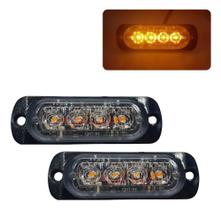 2X Tira Led Efeito Strobo Automotivo Para Viatura E Guincho