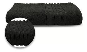 2X Toalha De Banho Algodão Lyra Camesa Cor Preto