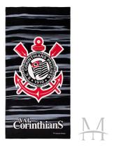 2X Toalha De Banho Praia Time Aveludada Corinthians Oficial