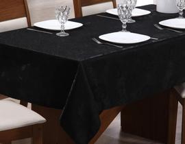 2X Toalha De Mesa Jacquard Luxo Quadrada 4 Cadeiras