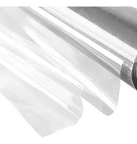 2X Toalha De Mesa Plástico Cristal Impermeável 1,40Mx1,40Mts