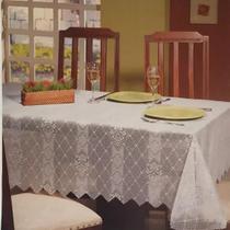2X Toalha De Mesa Retangular De Renda Legítima Medida 2,10X1