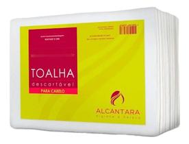 2X Toalha Descartável De Cabelo C/50 Um 50X70Cm