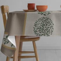 2X Toalha Mesa Plástica Térmica Grega 6 E 8 Lugares 2,20