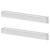 2X Toalheiro Banheiro Porta Toalha De Parede Ou Branco