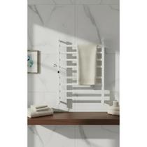 2x Toalheiro Térmico Duplo Branco 220V Seca Toalhas