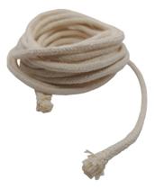 2X Tochas Lampião Pavio De Algodão 5Mm Lamparinas 10 Metros