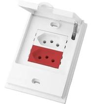 2X Tomada Dupla 10A+20A Vermelha Áreas Úmidas Jardim ( Aquat 2X Tomada Dupla 10A+20A Vermelha Áreas Úmidas Jardim ( Aquat