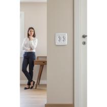 2x Tomada Dupla Sobrepor 10A 250V Branco - Instalação Fácil 2x Tomada Dupla Sobrepor 10A 250V Branco - Instalação Fácil