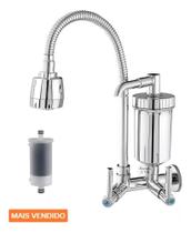 2X Torneira Com Filtro Gourmet Abs Pia Cozinha De Parede Cro