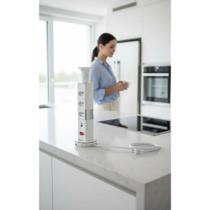 2x Torre Tomada Embutir Retrátil 3 Tomadas 20A USB-C Bivolt