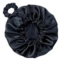 2X Touca De Cetim Natural Banho Dupla Face Ajustável Xuxinha 2X Touca De Cetim Natural Banho Dupla Face Ajustável Xuxinha