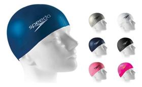 2X Touca Natação Speedo Flat Cap Silicone 2X Touca Natação Speedo Flat Cap Silicone