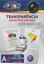 2X Transparência A4 Com Tarja 150 Micra Off Paper 10 Folhas 2X Transparência A4 Com Tarja 150 Micra Off Paper 10 Folhas