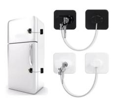 2X Trava De Segurança Chave Para Porta Gaveta Bebês Crianças