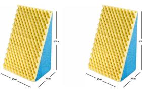 2x travesseiro triângulo pós cirúrgico rampa ortopédica anti refluxo anti varizes + capa com ziper
