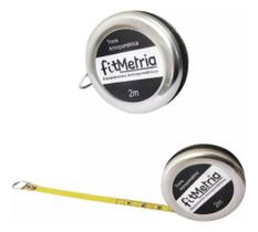 2X Trena Antropométrica Fita Métrica Corporal Em Aço - 2 Met