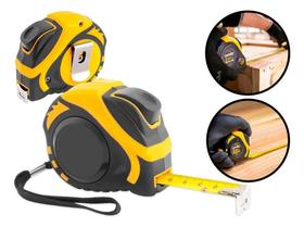 2X Trena Emborrachada De Aço Autotrava 8Mts X 25 Mm Plus Von