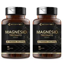 2x Treonato de Magnesio + L Tirosina Gold 500mg 120 Cápsulas Ecomev 2x Treonato de Magnesio + L Tirosina Gold 500mg 120 Cápsulas Ecomev