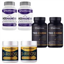 2x Trio Cardio +2x D Ribose + 2x Mix Magnésio - Nutrigenes