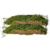 2x Tronco Decorativo Madeira e Musgo Artificial (48cm) SMO 2x Tronco Decorativo Madeira e Musgo Artificial (48cm) SMO