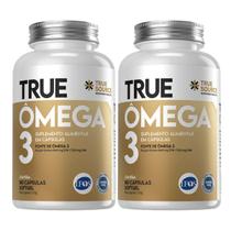 2x True Ômega 3 EPA 840mg DHA 520mg True Source 180 Cápsulas