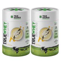 2x True Whey Protein Zero Lactose True Source Vanilla Cream Honey 900g