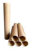 2x Tubo Postal Tubete Canudo Papelão 35 x 7,3cm Ø Sem tampa 2x Tubo Postal Tubete Canudo Papelão 35 x 7,3cm Ø Sem tampa