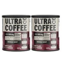 2x Ultra Coffee Plant Power Double Shot 220g 2x Ultra Coffee Plant Power Double Shot 220g