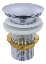 2X Válvula Ralo Click Luxo 1 1/4 Metal Pia E Cuba Cromada