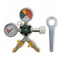 2X Válvula Regulador Pressão Co2 Cerveja Chopeira 2 Vias