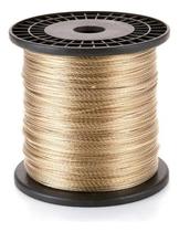 2X Varal Roupas Cabo De Aço Bobina 100 Metros Fio Revestido